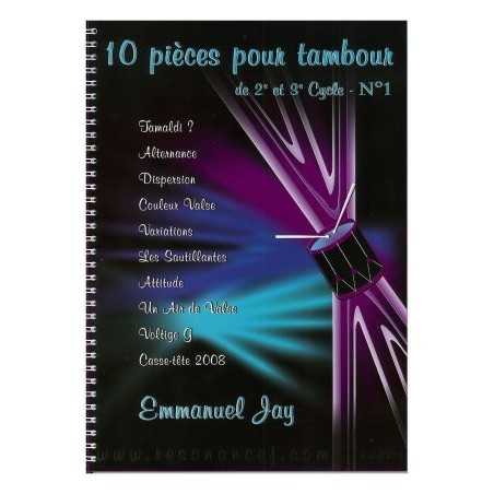 10 PIÈCES POUR TAMBOUR DE 2e ET 3e CYCLE - N°1