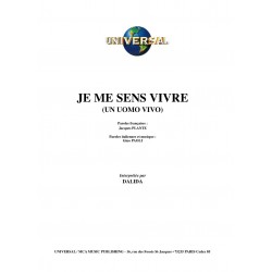 JE ME SENS VIVRE (UN UOMO VIVO)