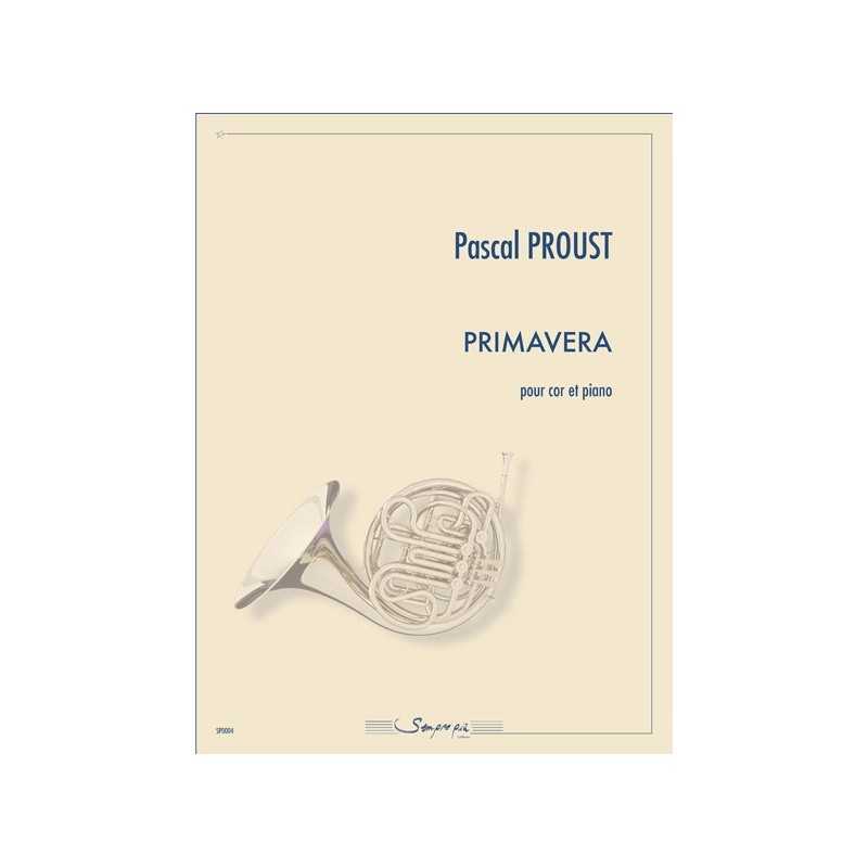 Sheet music PRIMAVERA Pascal Proust