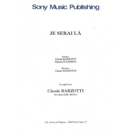 JE SERAI LÀ