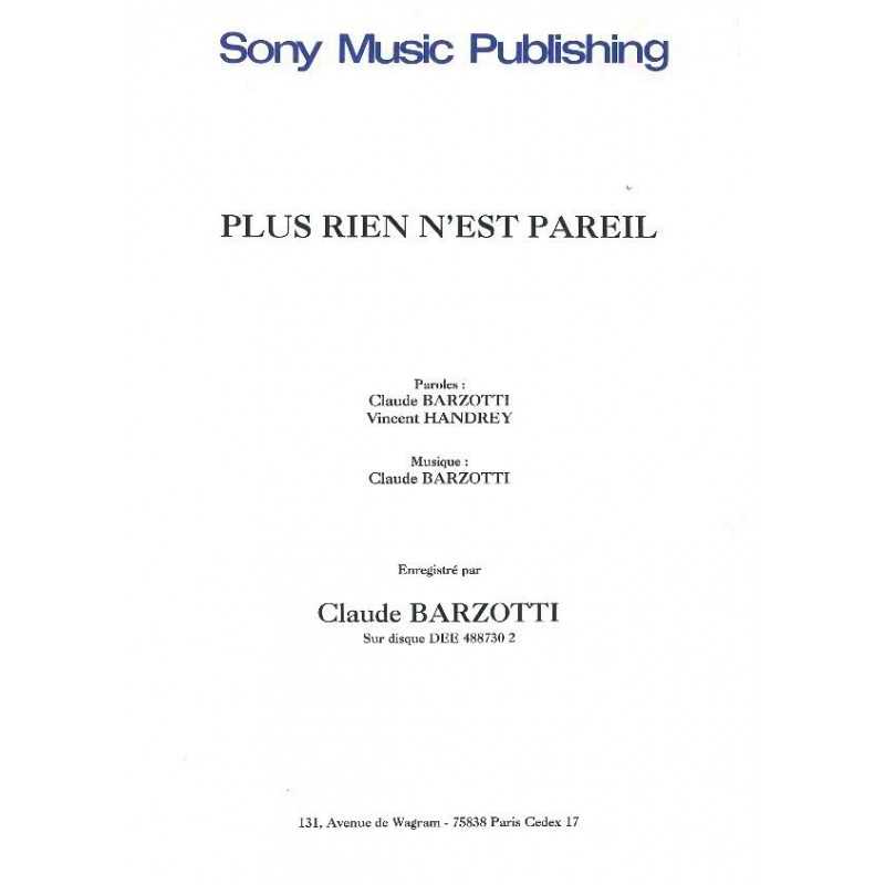 PLUS RIEN N'EST PAREIL
