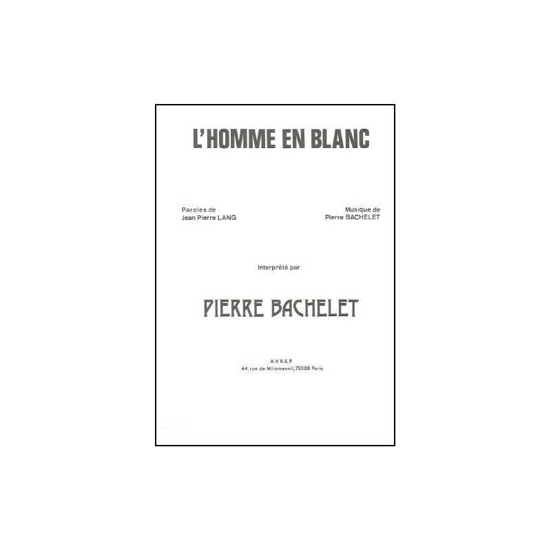 L'HOMME EN BLANC
