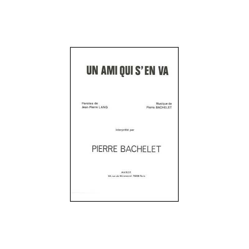 UN AMI QUI S'EN VA