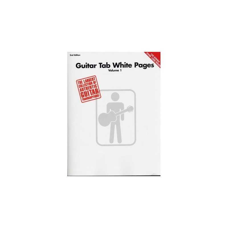 GUITAR TAB WHITE PAGES VOL.1 - 2nd EDITION