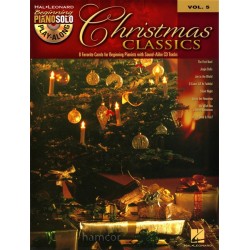 BEGINNING PIANO SOLO PLAY-ALONG VOL.5 : CHRISTMAS CLASSICS (+CD)