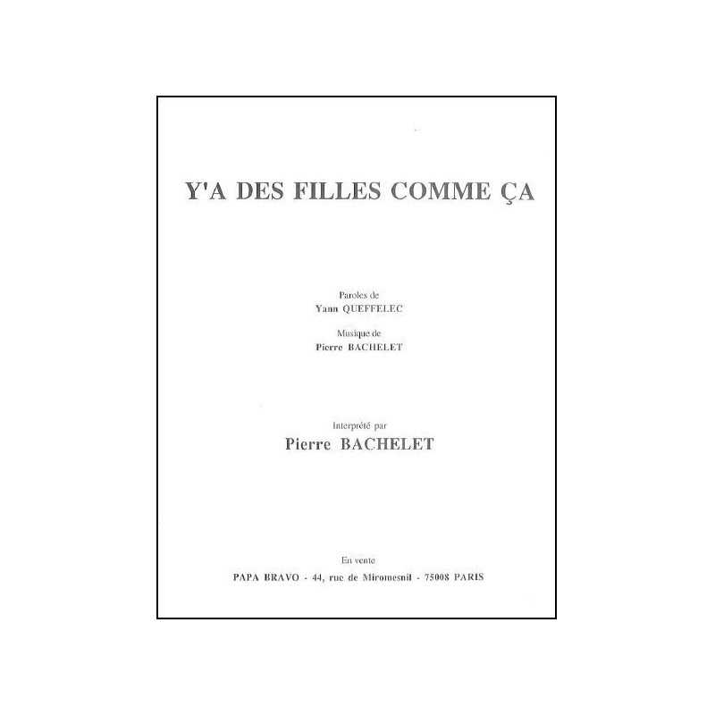 Y'A DES FILLES COMME ÇA