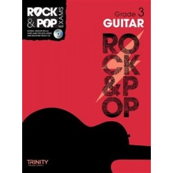 TRINITY COLLEGE LONDON : ROCK & POP EXAMS GUITAR - GRADE 3 (+CD)