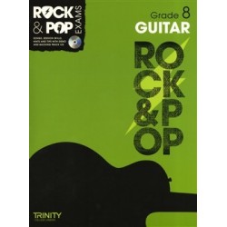 TRINITY COLLEGE LONDON : ROCK & POP EXAMS GUITAR - GRADE 8 (+CD)
