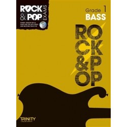 TRINITY COLLEGE LONDON : ROCK & POP EXAMS BASS - GRADE 1 (+CD)