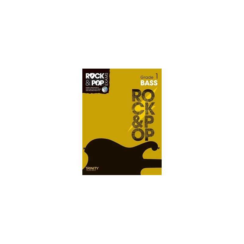TRINITY COLLEGE LONDON : ROCK & POP EXAMS BASS - GRADE 1 (+CD)