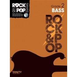 TRINITY COLLEGE LONDON : ROCK & POP EXAMS BASS - GRADE 2 (+CD)