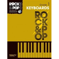 TRINITY COLLEGE LONDON : ROCK & POP EXAMS KEYBOARDS – GRADE 1 (+CD)