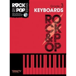 TRINITY COLLEGE LONDON : ROCK & POP EXAMS KEYBOARDS – GRADE 3 (+CD)