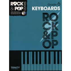 TRINITY COLLEGE LONDON : ROCK & POP EXAMS KEYBOARDS – GRADE 6 (+CD)