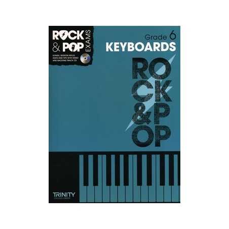 TRINITY COLLEGE LONDON : ROCK & POP EXAMS KEYBOARDS – GRADE 6 (+CD)
