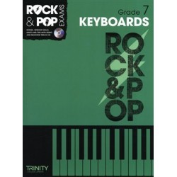 TRINITY COLLEGE LONDON : ROCK & POP EXAMS KEYBOARDS – GRADE 7 (+CD)