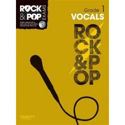TRINITY COLLEGE LONDON : ROCK & POP EXAMS VOCALS - GRADE 1 (+CD)