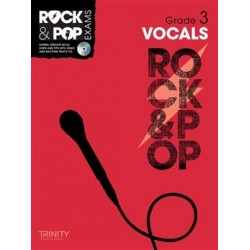 TRINITY COLLEGE LONDON : ROCK & POP EXAMS VOCALS - GRADE 3 (+CD)