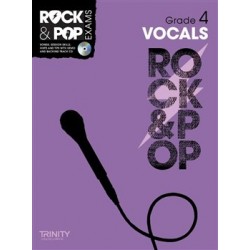 TRINITY COLLEGE LONDON : ROCK & POP EXAMS VOCALS - GRADE 4 (+CD)