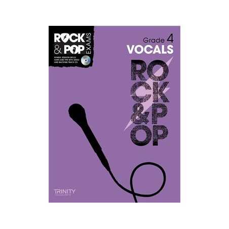 TRINITY COLLEGE LONDON : ROCK & POP EXAMS VOCALS - GRADE 4 (+CD)