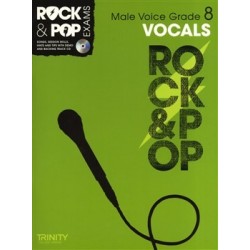 TRINITY COLLEGE LONDON : ROCK & POP EXAMS VOCALS – MALE VOICE GRADE 8 (+CD)