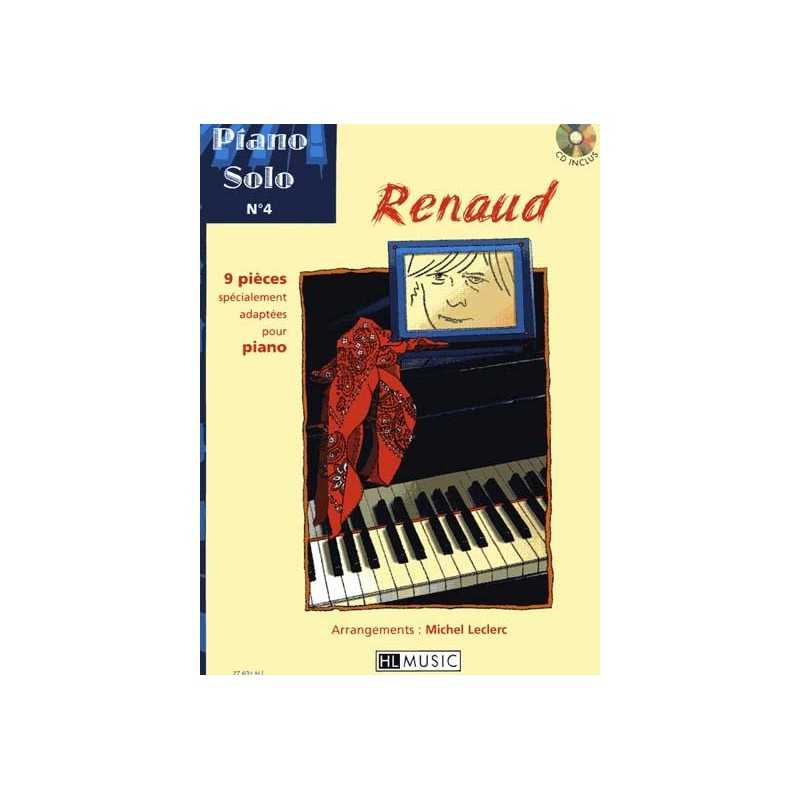 PIANO SOLO N°4 RENAUD (+ CD)