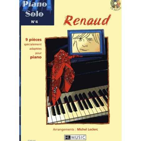 PIANO SOLO N°4 RENAUD (+CD)