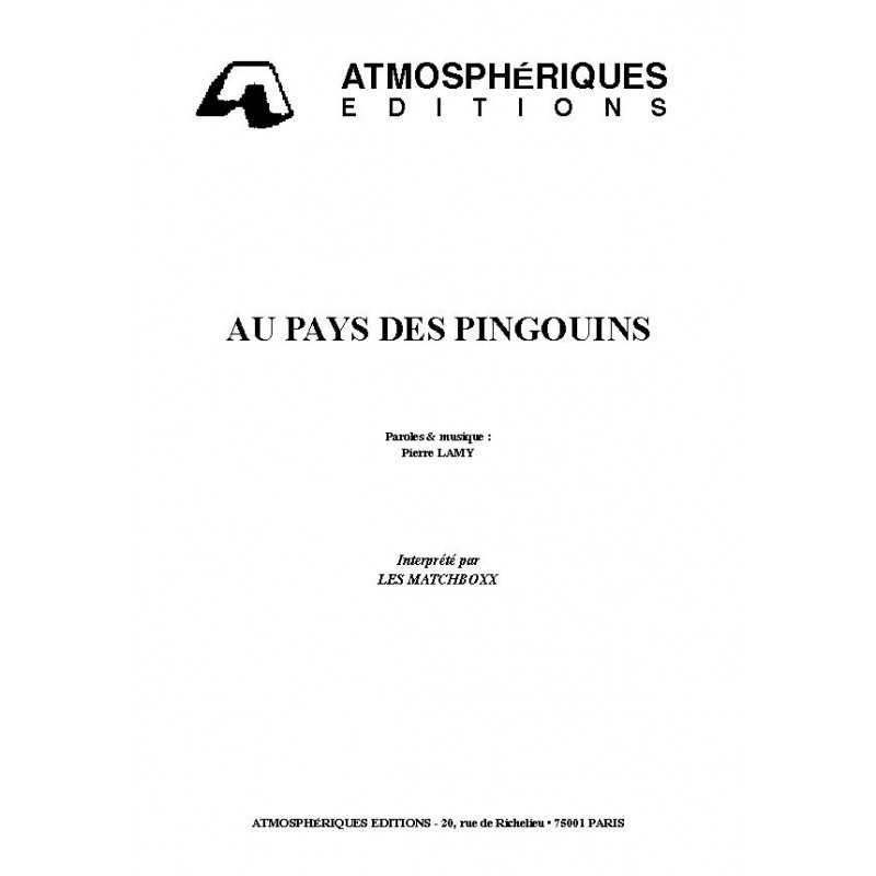 AU PAYS DES PINGOUINS