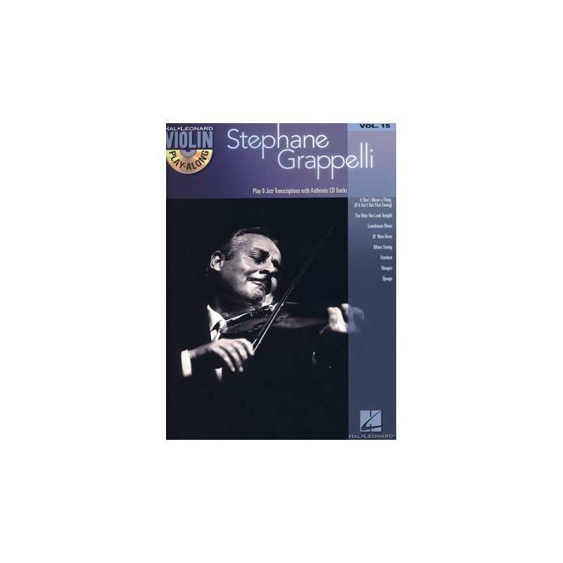 VIOLIN PLAY-ALONG VOL.15 STÉPHANE GRAPPELLI
