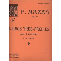 Duos très faciles (6) Op.60