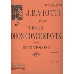 Duos concertants (3) Op.30