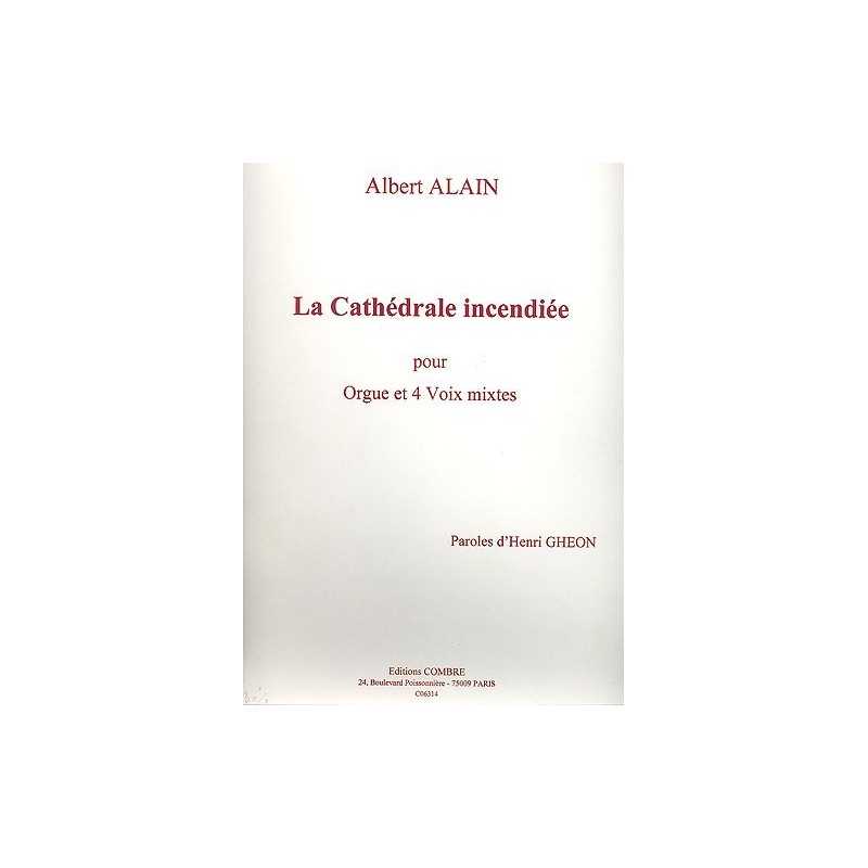 Partition LA CATHÉDRALE INCENDIÉE Albert ALAIN