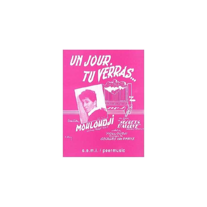 Sheet music UN JOUR TU VERRAS Mouloudji