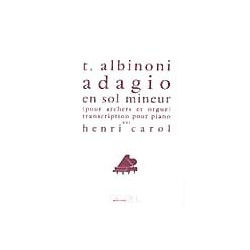 Partition ADAGIO Tomaso Albinoni