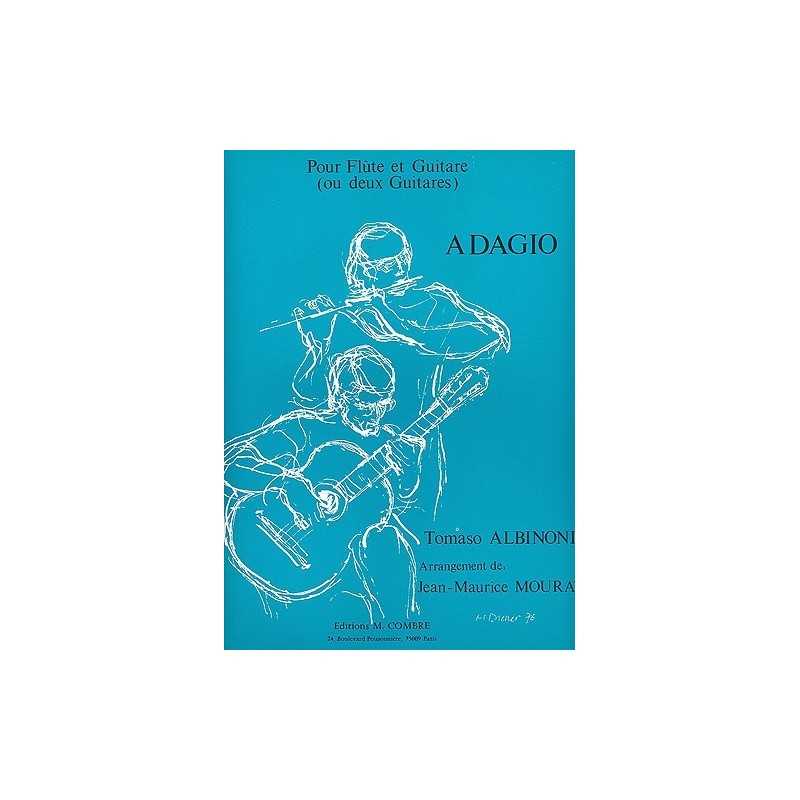 Adagio (flûte et guitare ou 2 guitares)