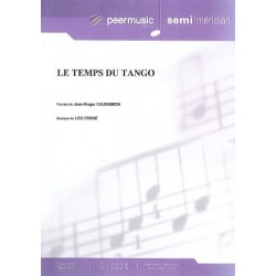 Partition LE TEMPS DU TANGO Léo Ferré