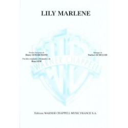 Sheet music LILY MARLENE Marlene Dietrich
