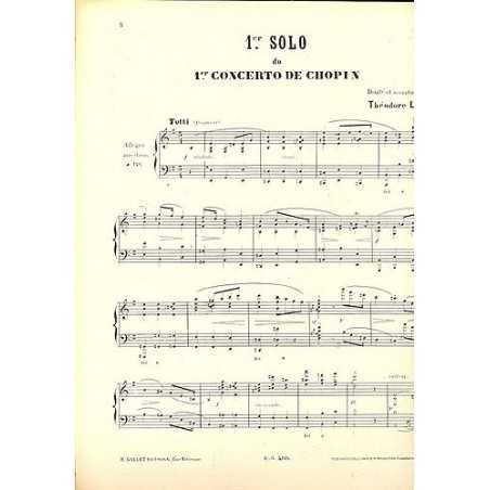 Solo n°1 du concerto n°1 (piano)