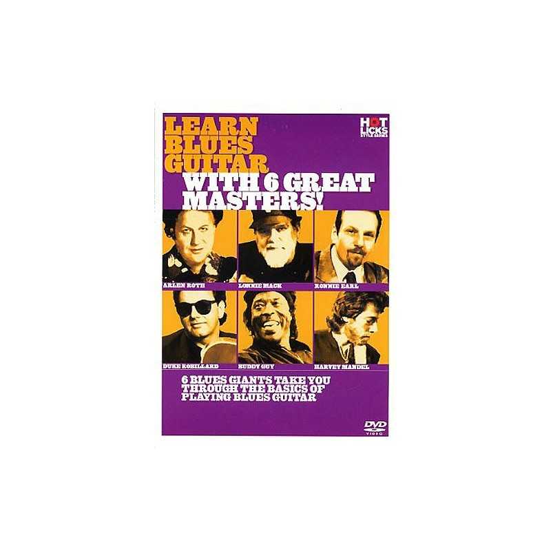 DVD LEARN BLUES GUITAR WITH 6 GREAT MASTERS