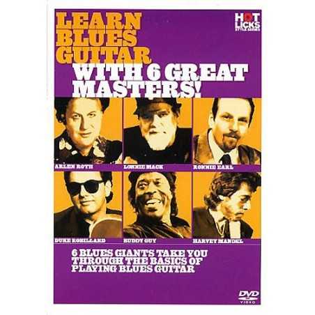 DVD LEARN BLUES GUITAR WITH 6 GREAT MASTERS