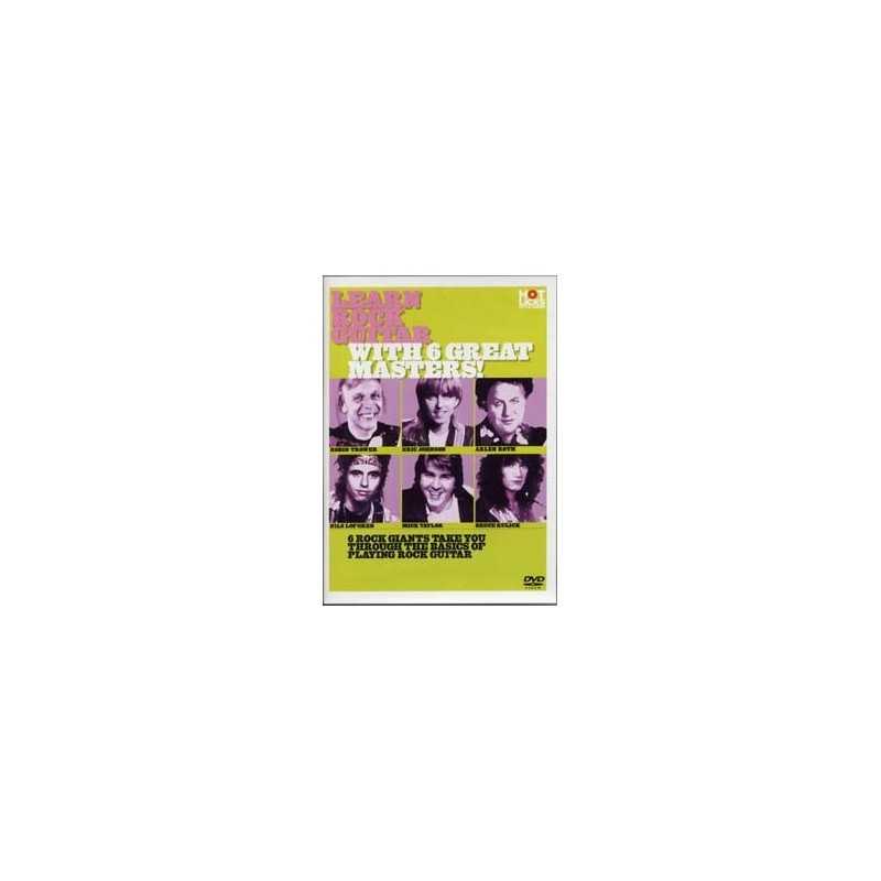 LEARN ROCK GUITAR WITH 6 GREAT MASTERS  (DVD - FRANCAIS)