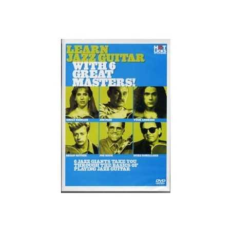 DVD LEARN JAZZ GUITAR WITH 6 GREAT MASTERS