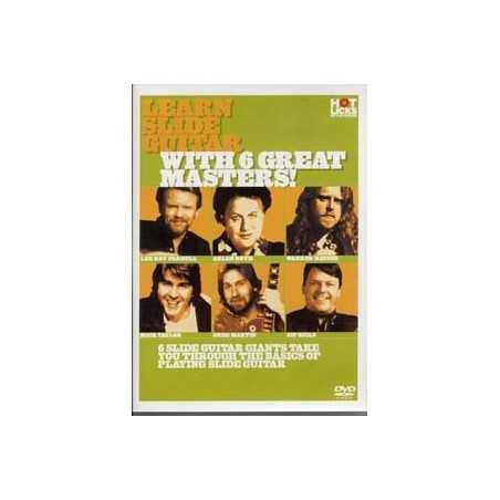 DVD LEARN SLIDE GUITAR WITH 6 GREAT MASTERS
