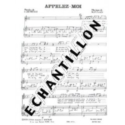 Partition APPELEZ MOI Michel Fugain