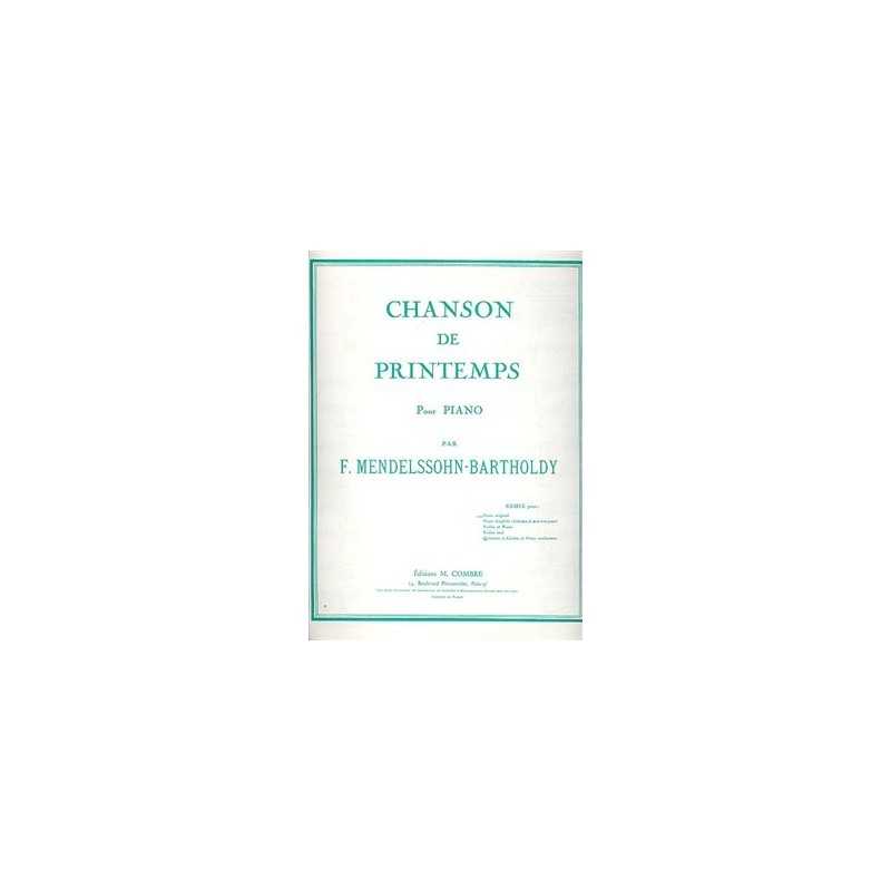 Chanson de printemps (piano)