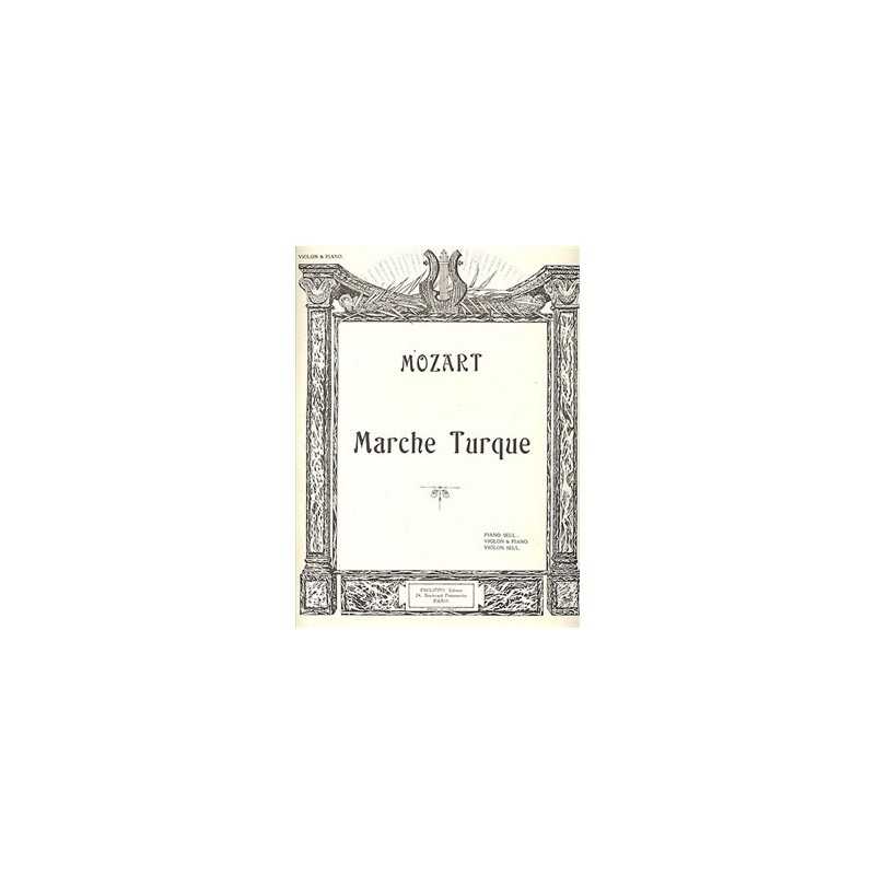 Sheet music MARCHE TURQUE Wolfgang Amadeus MOZART