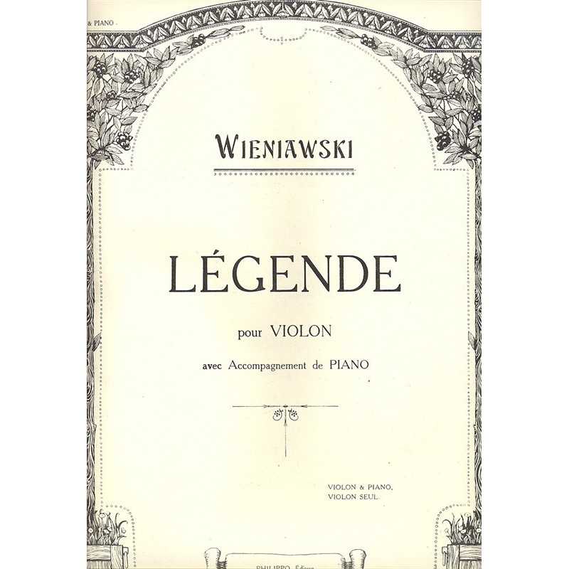 Légende Op.17 (violon et piano)