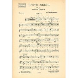 Petite Messe de la Sainte Vierge (voix de soprano)