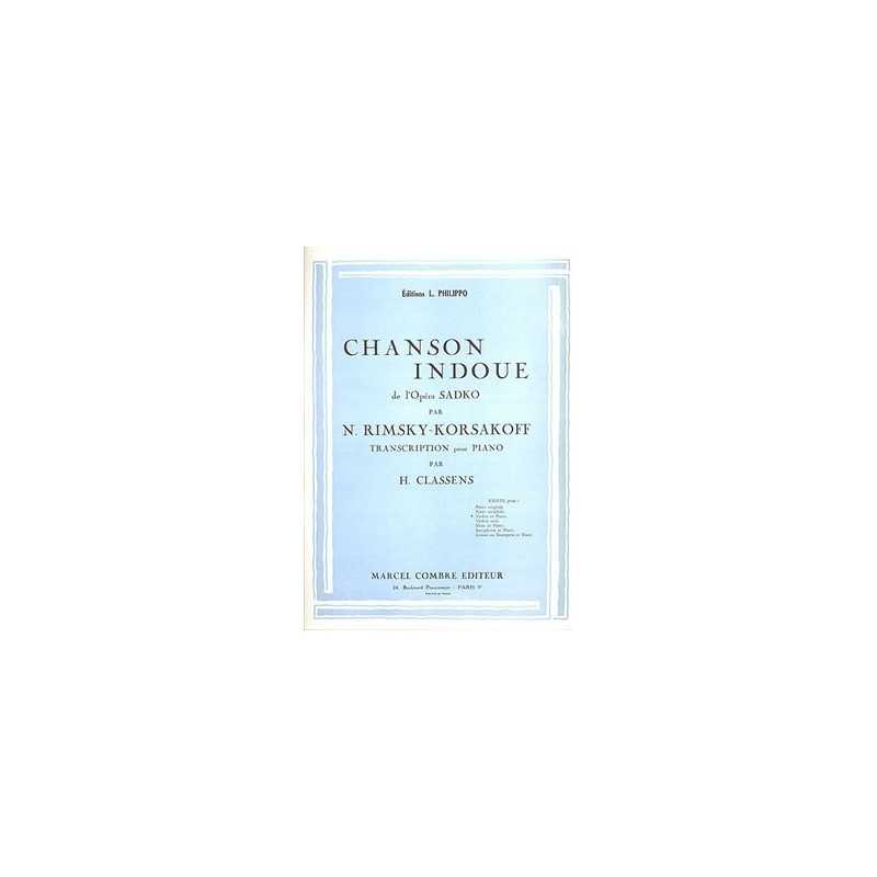 Chanson hindoue de l'opéra Sadko (violon et piano)