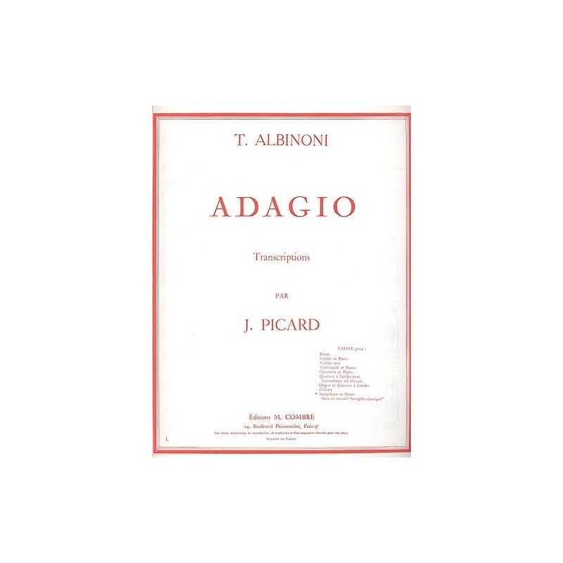 Adagio (saxophone et piano)
